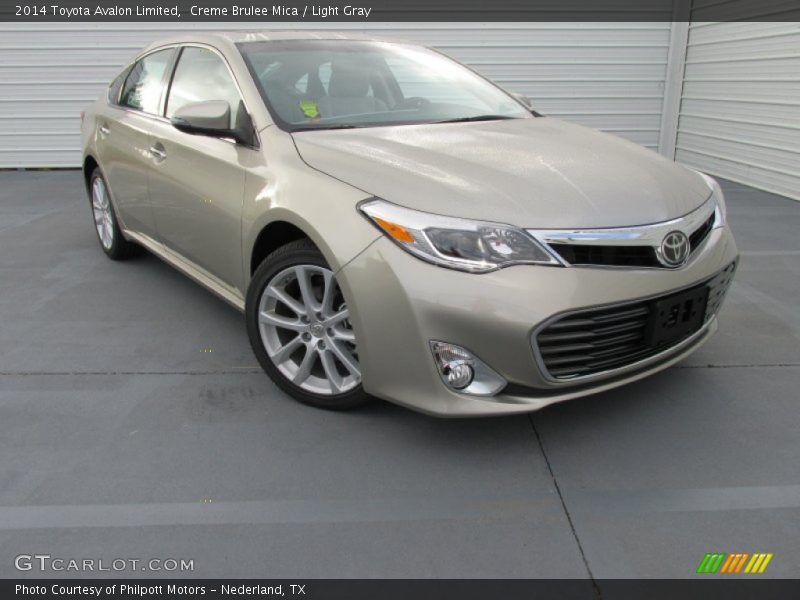 Creme Brulee Mica / Light Gray 2014 Toyota Avalon Limited