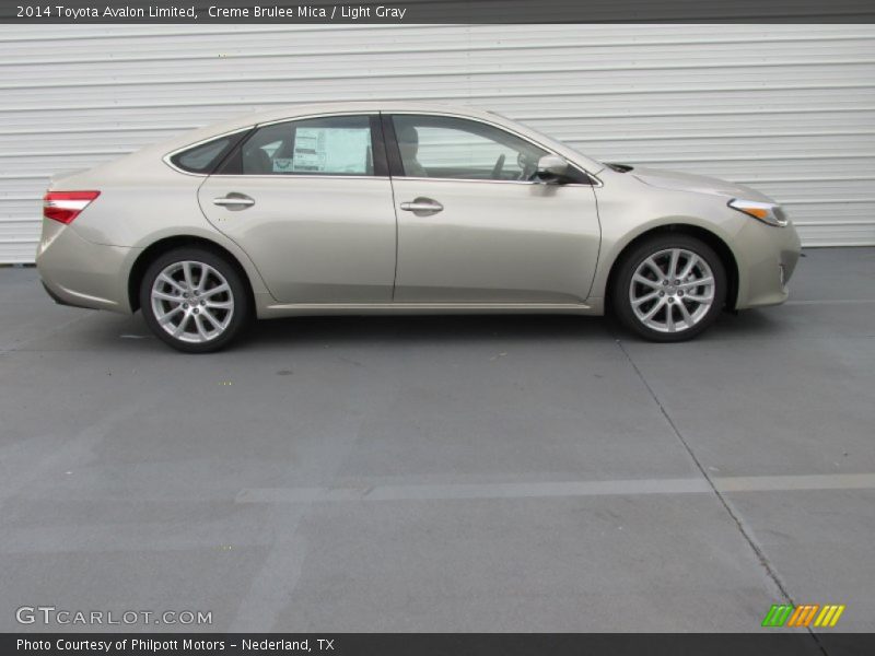 Creme Brulee Mica / Light Gray 2014 Toyota Avalon Limited