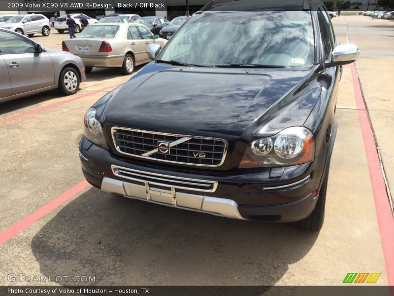 Black / Off Black 2009 Volvo XC90 V8 AWD R-Design
