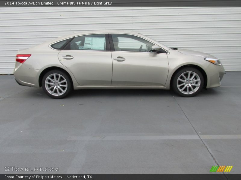 Creme Brulee Mica / Light Gray 2014 Toyota Avalon Limited