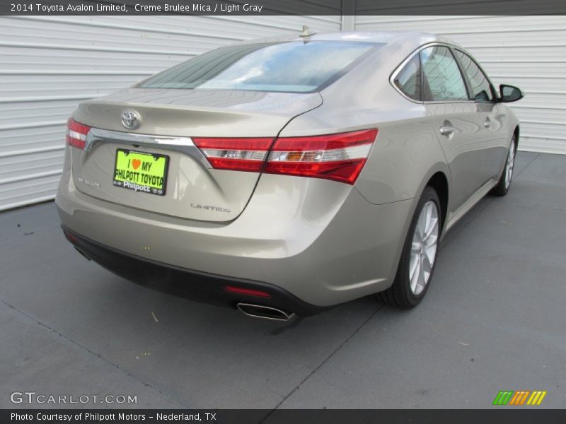 Creme Brulee Mica / Light Gray 2014 Toyota Avalon Limited