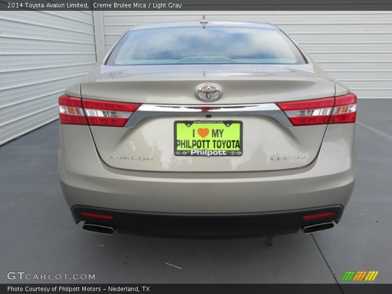 Creme Brulee Mica / Light Gray 2014 Toyota Avalon Limited