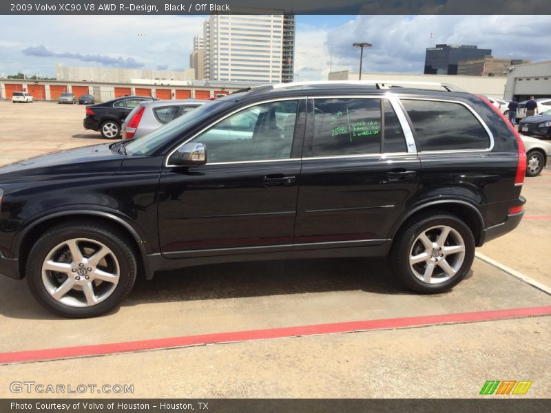 Black / Off Black 2009 Volvo XC90 V8 AWD R-Design