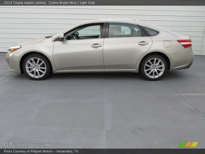 Creme Brulee Mica / Light Gray 2014 Toyota Avalon Limited