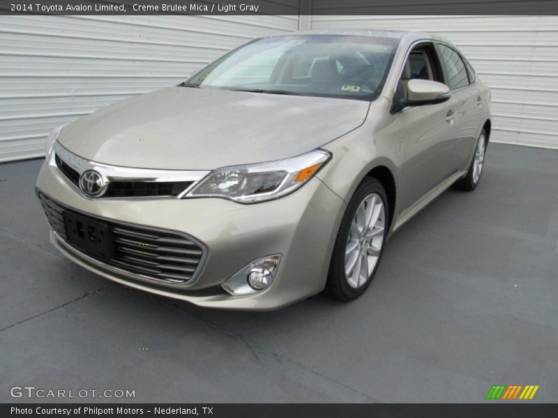 Creme Brulee Mica / Light Gray 2014 Toyota Avalon Limited