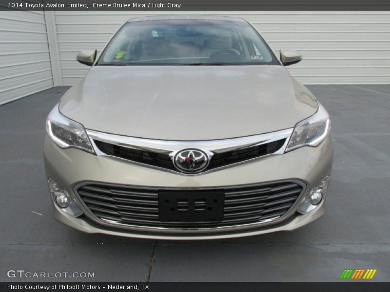 Creme Brulee Mica / Light Gray 2014 Toyota Avalon Limited