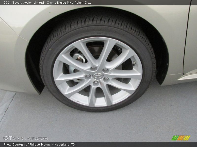 Creme Brulee Mica / Light Gray 2014 Toyota Avalon Limited