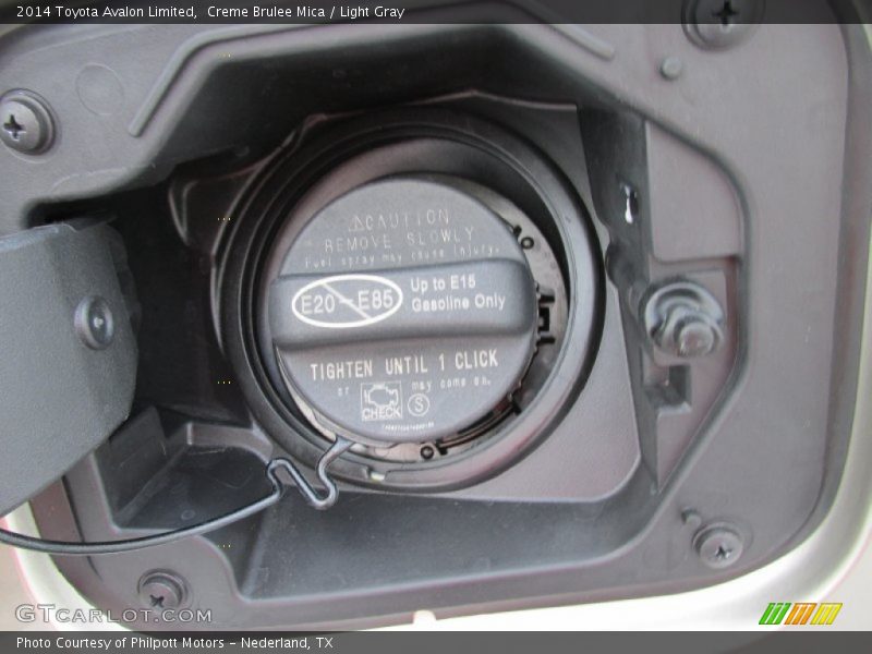 Creme Brulee Mica / Light Gray 2014 Toyota Avalon Limited