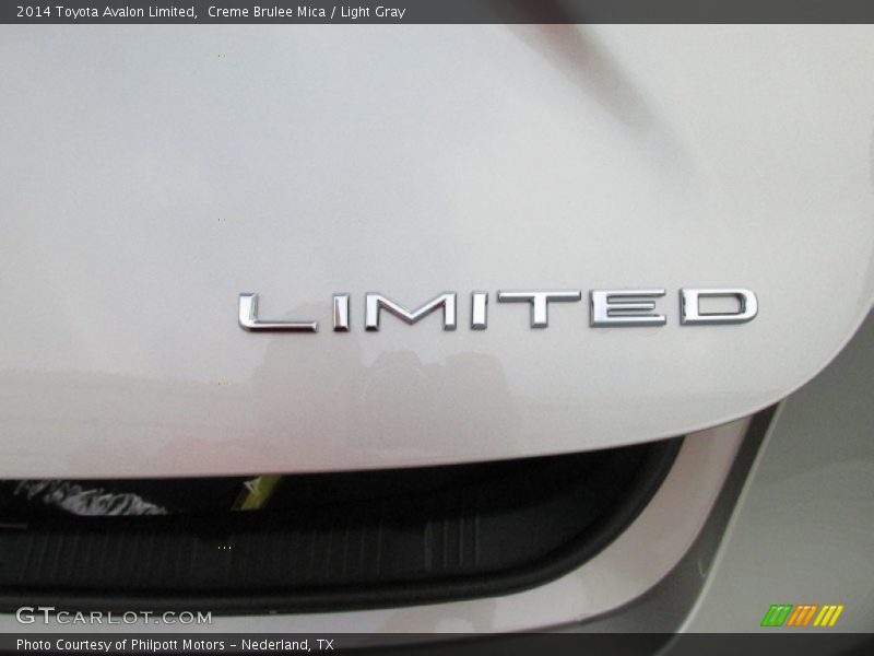 Creme Brulee Mica / Light Gray 2014 Toyota Avalon Limited