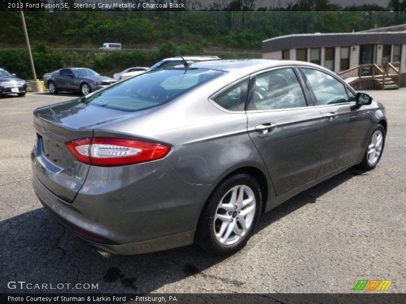 Sterling Gray Metallic / Charcoal Black 2013 Ford Fusion SE