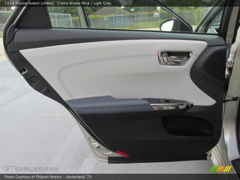 Creme Brulee Mica / Light Gray 2014 Toyota Avalon Limited