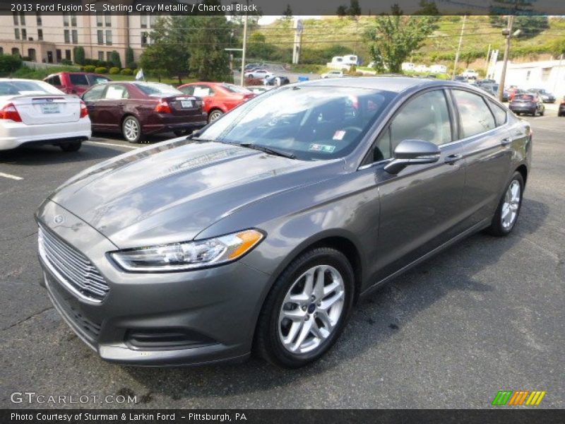 Sterling Gray Metallic / Charcoal Black 2013 Ford Fusion SE