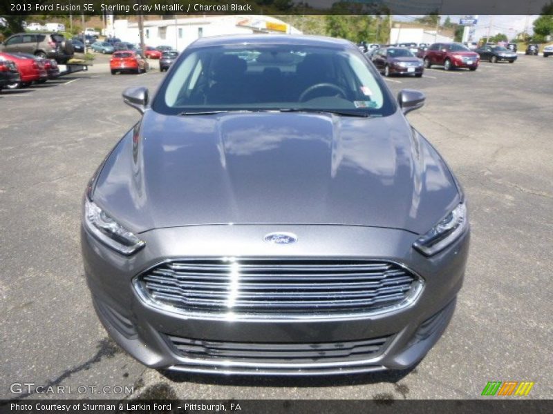 Sterling Gray Metallic / Charcoal Black 2013 Ford Fusion SE
