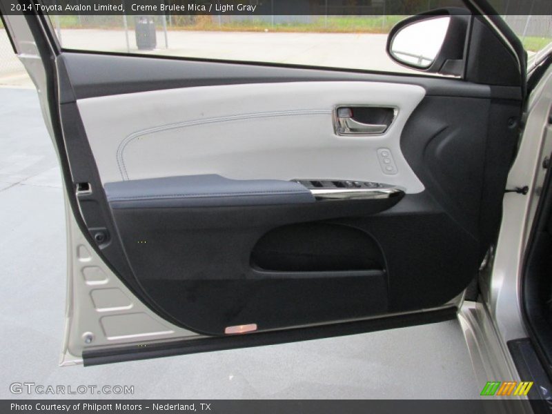 Creme Brulee Mica / Light Gray 2014 Toyota Avalon Limited