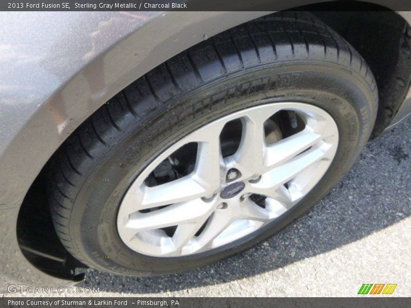 Sterling Gray Metallic / Charcoal Black 2013 Ford Fusion SE