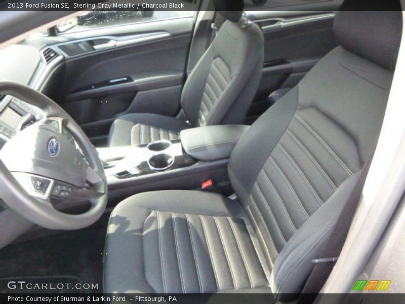Sterling Gray Metallic / Charcoal Black 2013 Ford Fusion SE