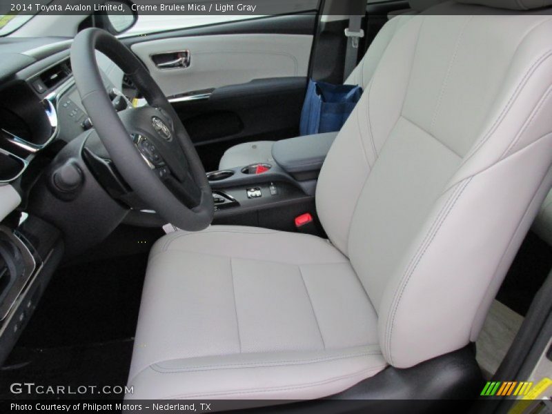 Creme Brulee Mica / Light Gray 2014 Toyota Avalon Limited