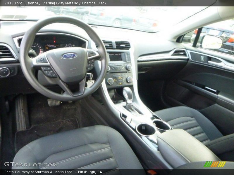 Sterling Gray Metallic / Charcoal Black 2013 Ford Fusion SE