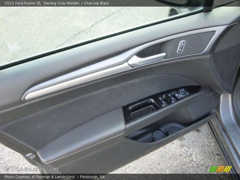 Sterling Gray Metallic / Charcoal Black 2013 Ford Fusion SE