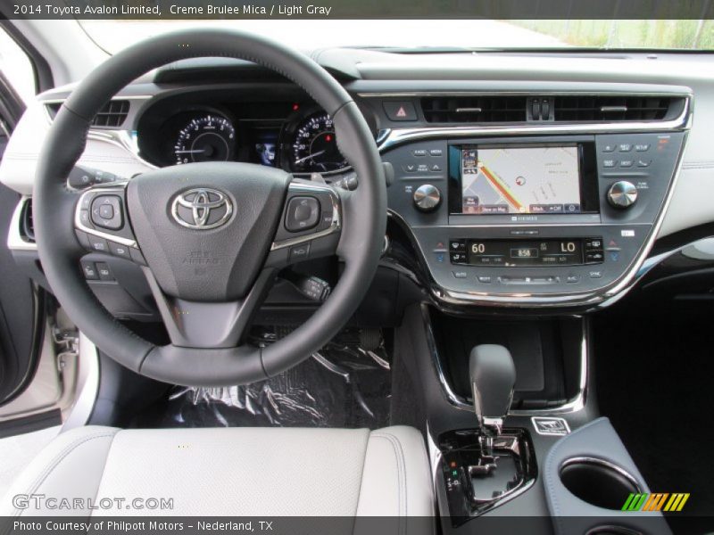 Creme Brulee Mica / Light Gray 2014 Toyota Avalon Limited