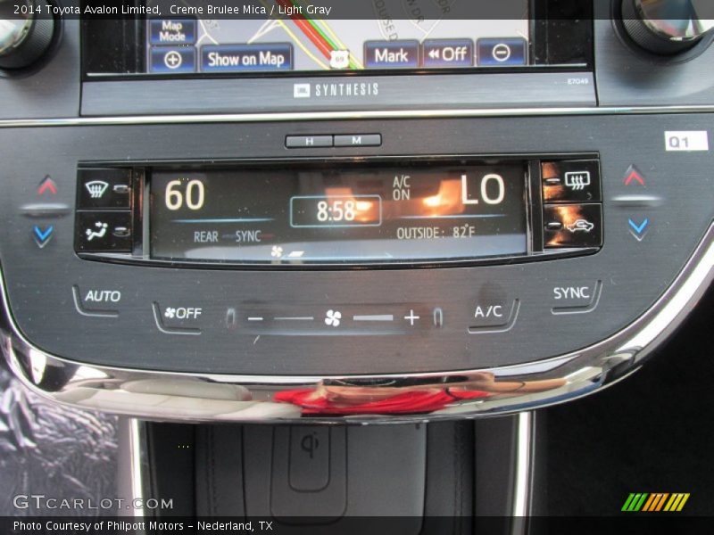 Creme Brulee Mica / Light Gray 2014 Toyota Avalon Limited