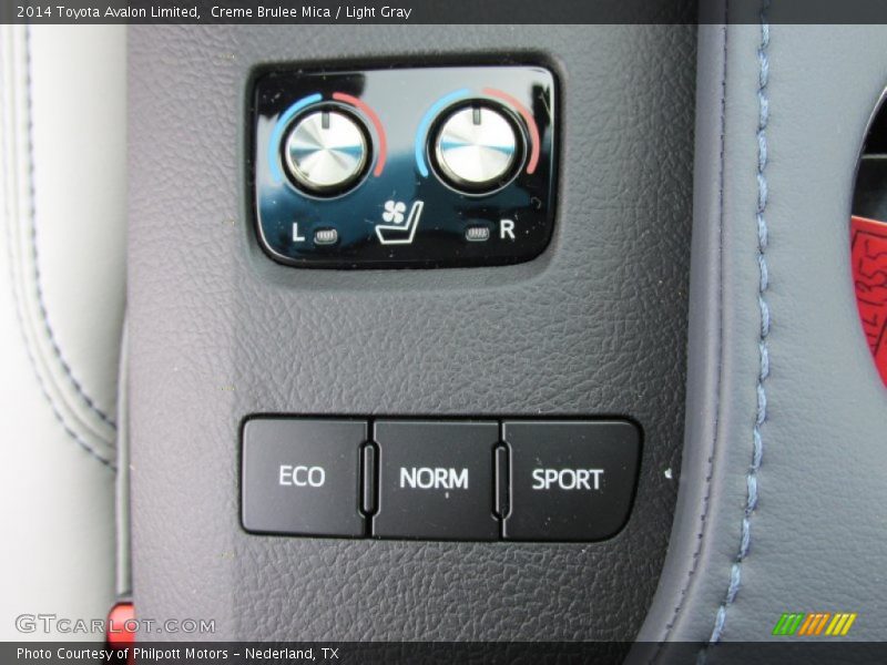 Creme Brulee Mica / Light Gray 2014 Toyota Avalon Limited