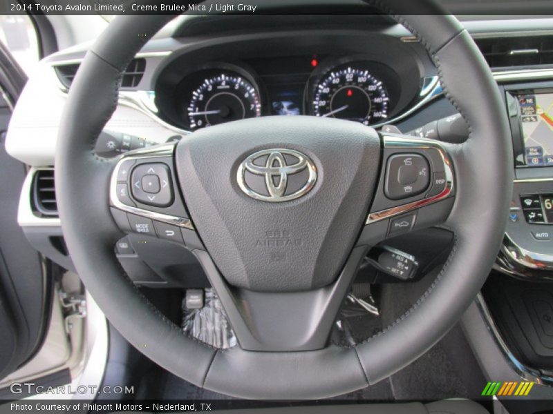 Creme Brulee Mica / Light Gray 2014 Toyota Avalon Limited