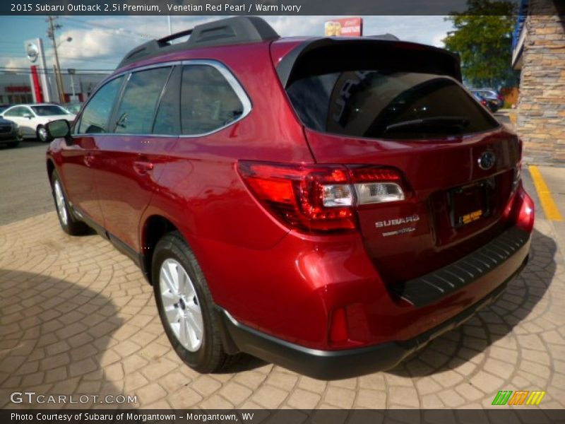 Venetian Red Pearl / Warm Ivory 2015 Subaru Outback 2.5i Premium