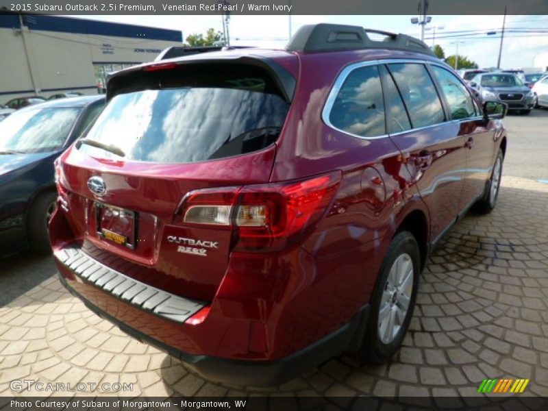 Venetian Red Pearl / Warm Ivory 2015 Subaru Outback 2.5i Premium