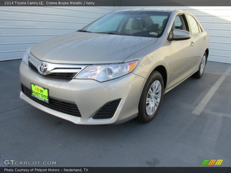 Creme Brulee Metallic / Ivory 2014 Toyota Camry LE