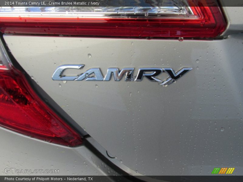 Creme Brulee Metallic / Ivory 2014 Toyota Camry LE
