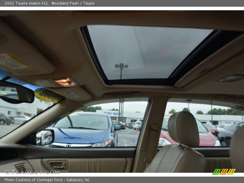 Sunroof of 2002 Avalon XLS