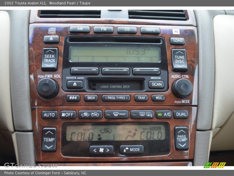 Controls of 2002 Avalon XLS