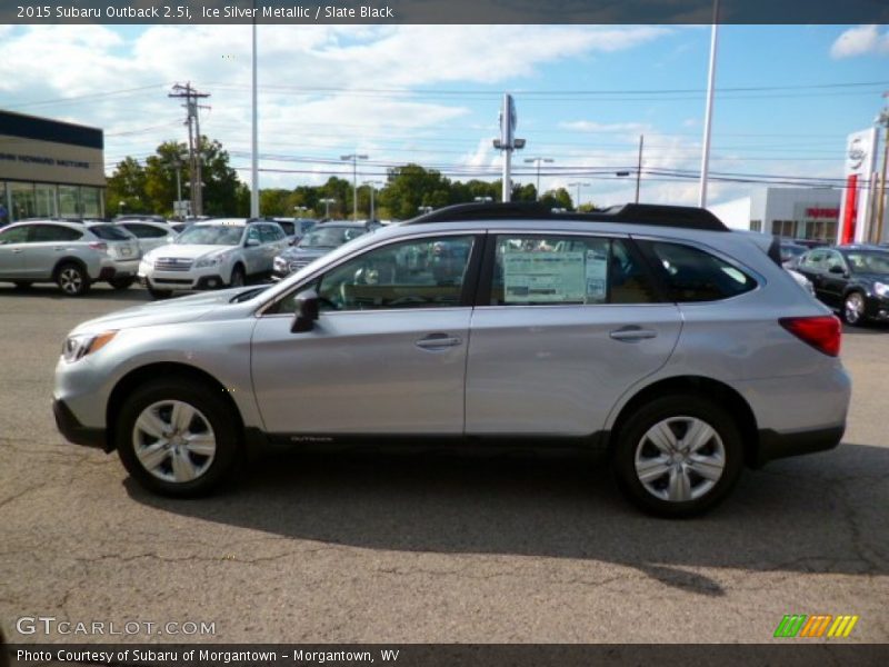 Ice Silver Metallic / Slate Black 2015 Subaru Outback 2.5i