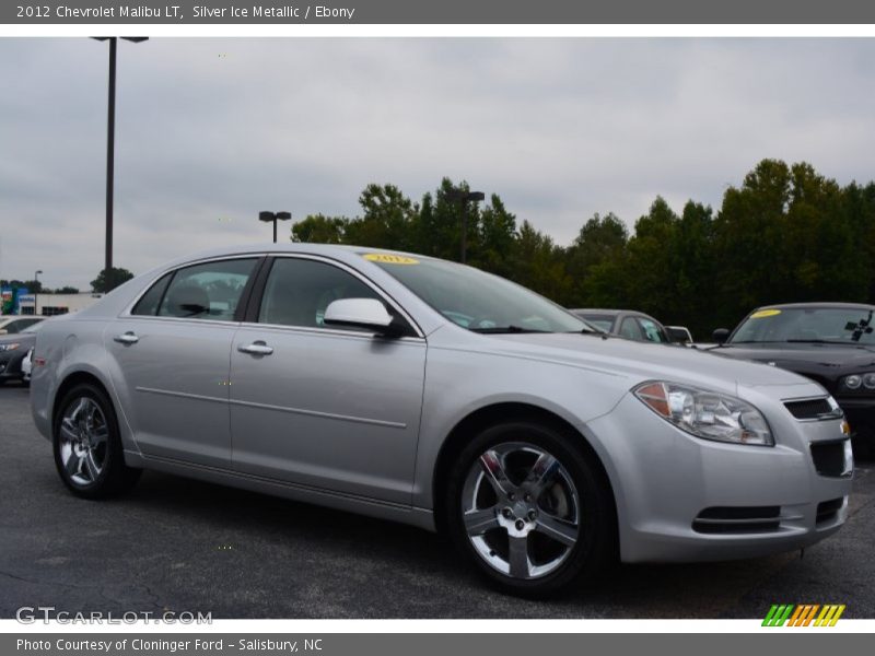 Silver Ice Metallic / Ebony 2012 Chevrolet Malibu LT
