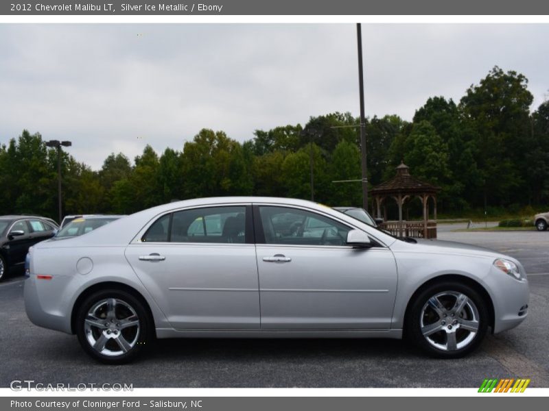 Silver Ice Metallic / Ebony 2012 Chevrolet Malibu LT