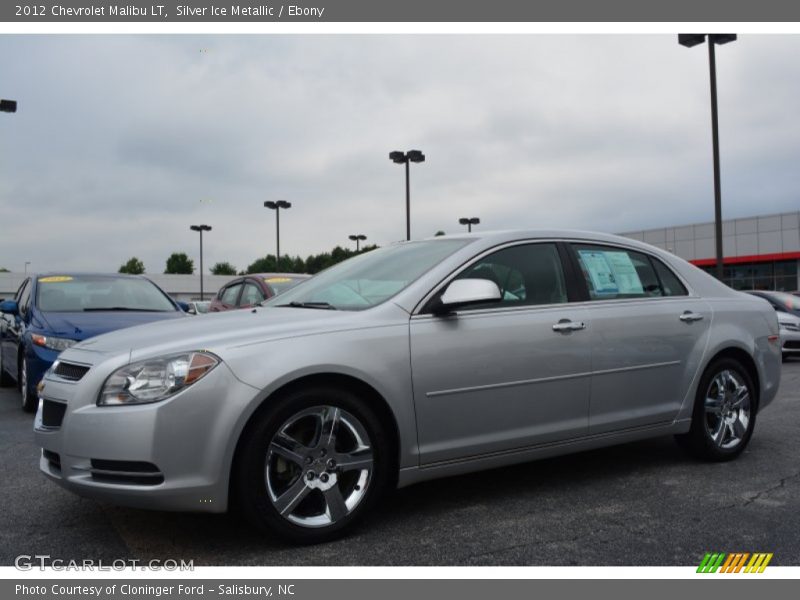 Silver Ice Metallic / Ebony 2012 Chevrolet Malibu LT