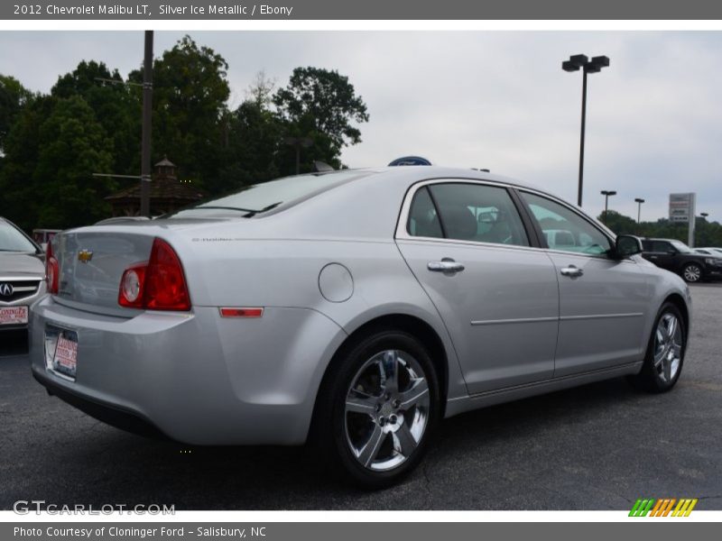 Silver Ice Metallic / Ebony 2012 Chevrolet Malibu LT