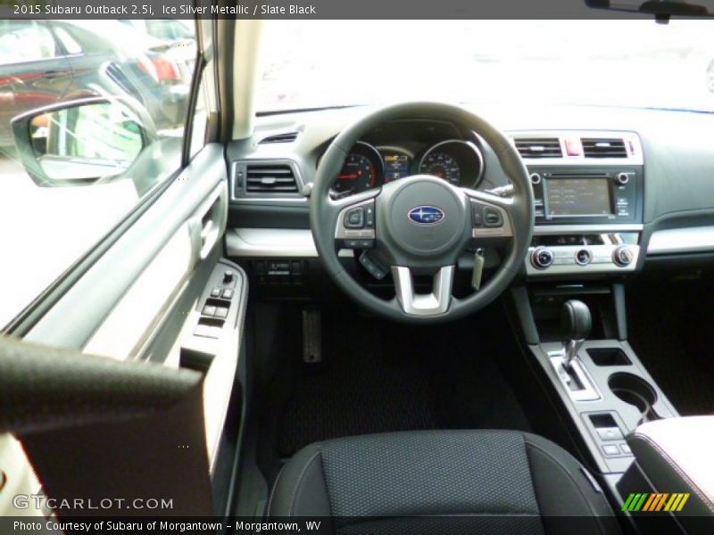Ice Silver Metallic / Slate Black 2015 Subaru Outback 2.5i