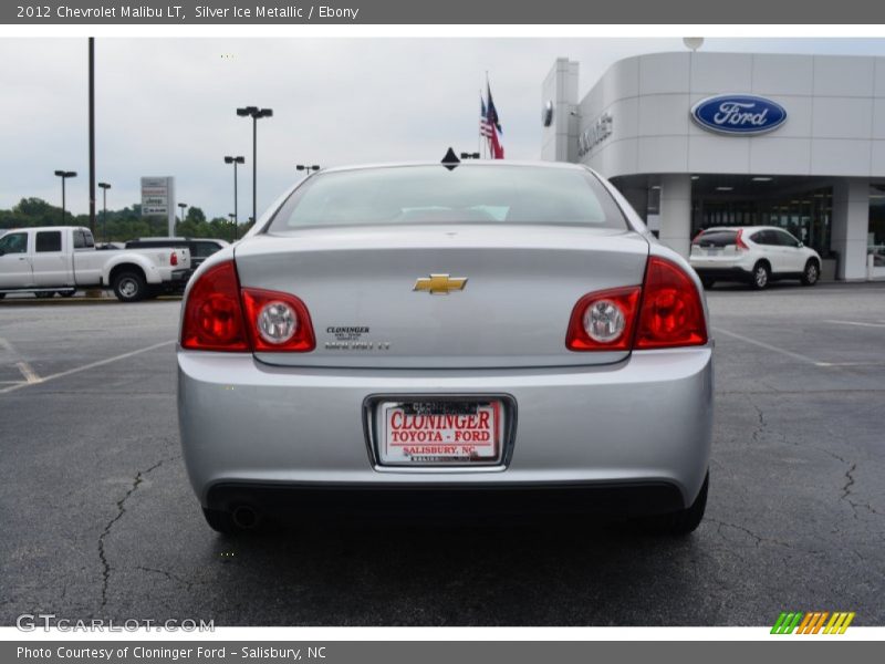 Silver Ice Metallic / Ebony 2012 Chevrolet Malibu LT