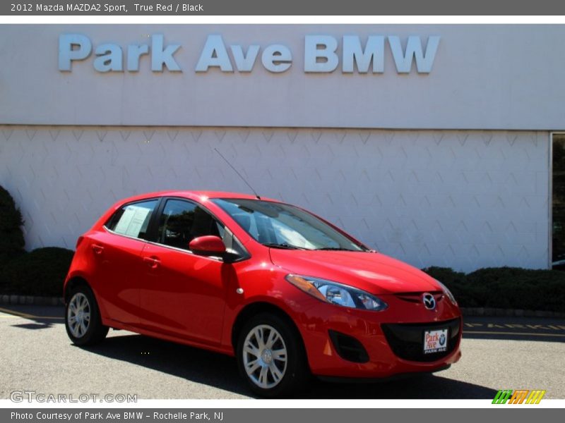True Red / Black 2012 Mazda MAZDA2 Sport
