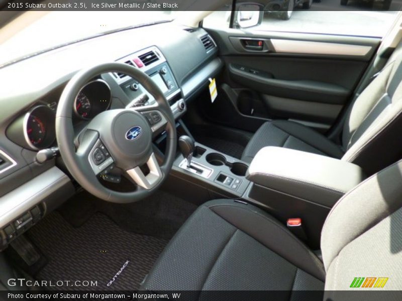 Ice Silver Metallic / Slate Black 2015 Subaru Outback 2.5i