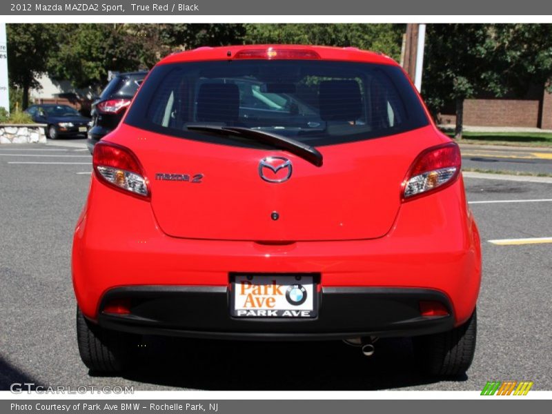 True Red / Black 2012 Mazda MAZDA2 Sport