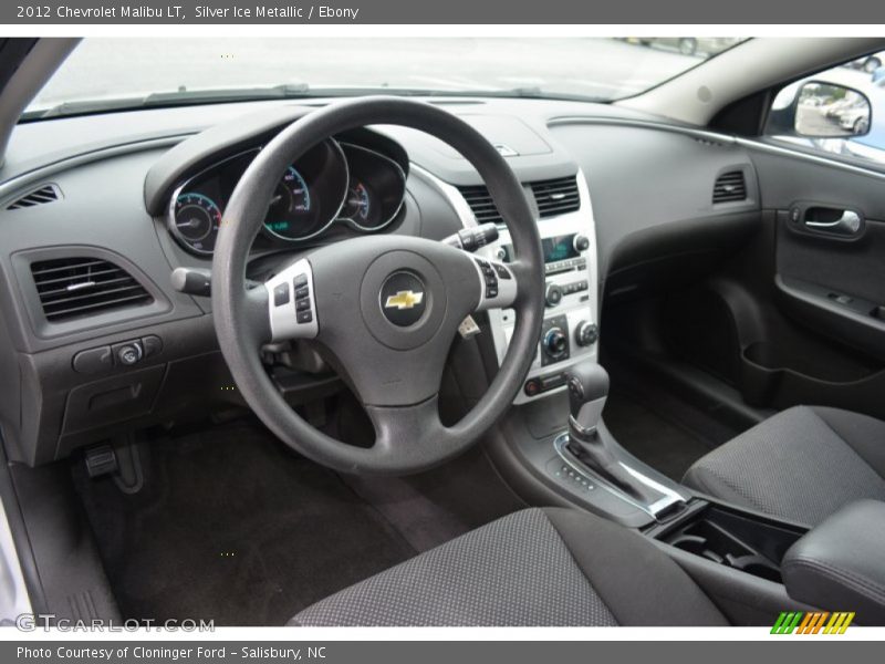 Silver Ice Metallic / Ebony 2012 Chevrolet Malibu LT