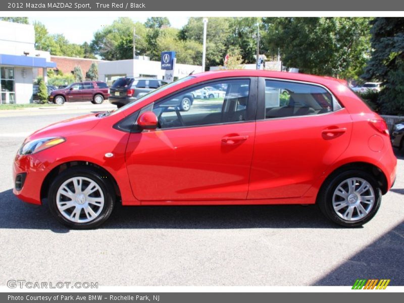 True Red / Black 2012 Mazda MAZDA2 Sport