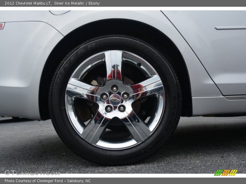 Silver Ice Metallic / Ebony 2012 Chevrolet Malibu LT
