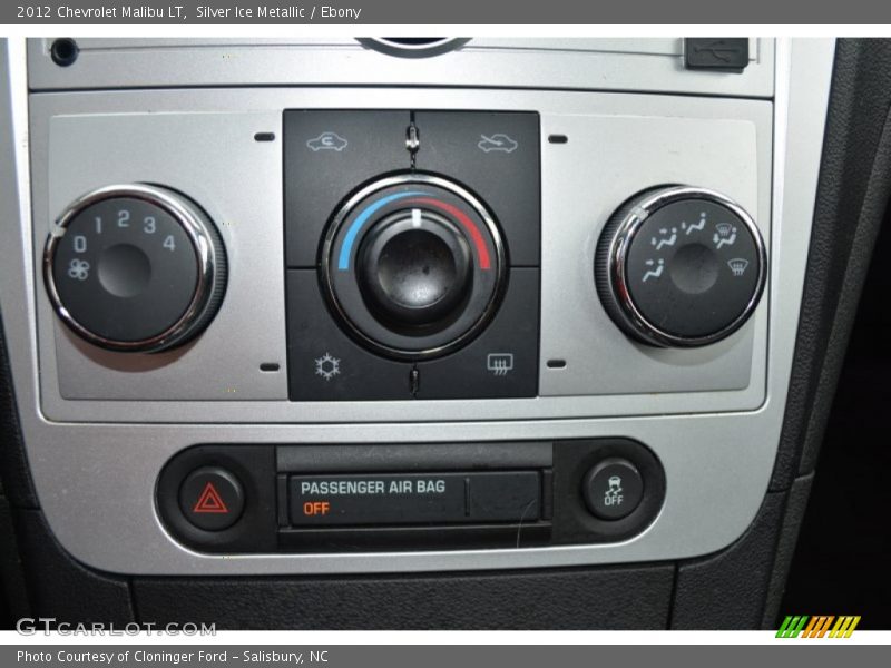 Silver Ice Metallic / Ebony 2012 Chevrolet Malibu LT