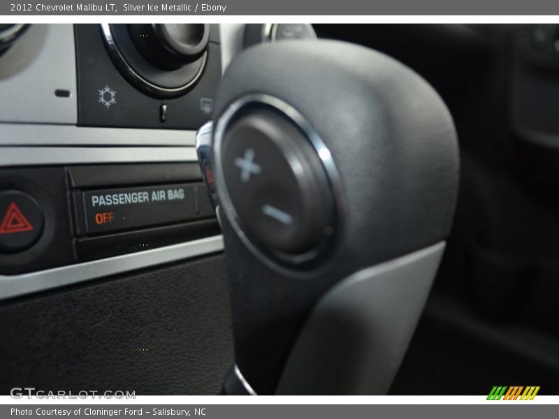 Silver Ice Metallic / Ebony 2012 Chevrolet Malibu LT