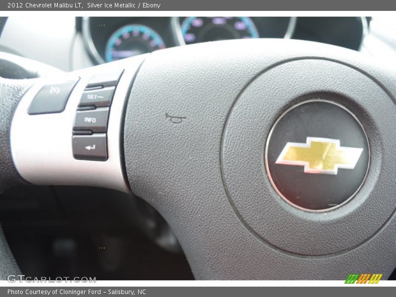 Silver Ice Metallic / Ebony 2012 Chevrolet Malibu LT
