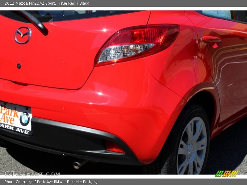 True Red / Black 2012 Mazda MAZDA2 Sport